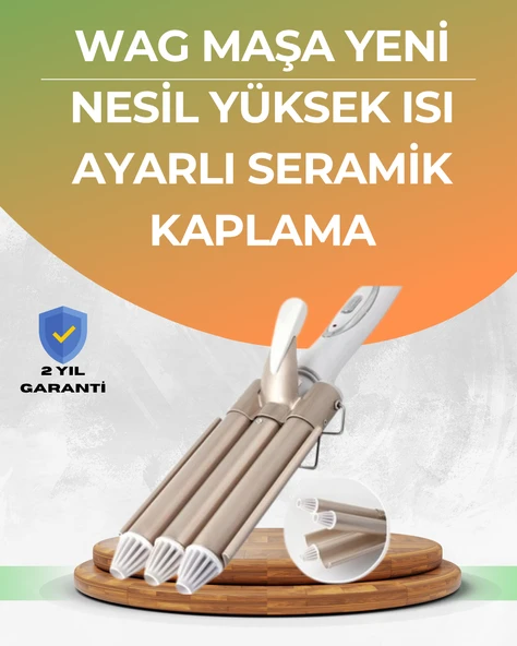 Her Saç Tipine Uygun, Hızlı Isınan Bukle Yapıcı – Evde Kuaför Kalitesinde Sonuç ürün görseli 1