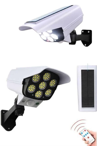Solar Bahçe Lambası Uzaktan Kumandalı Kamera Görünümlü Hareket Sensörlü ürün görseli 1