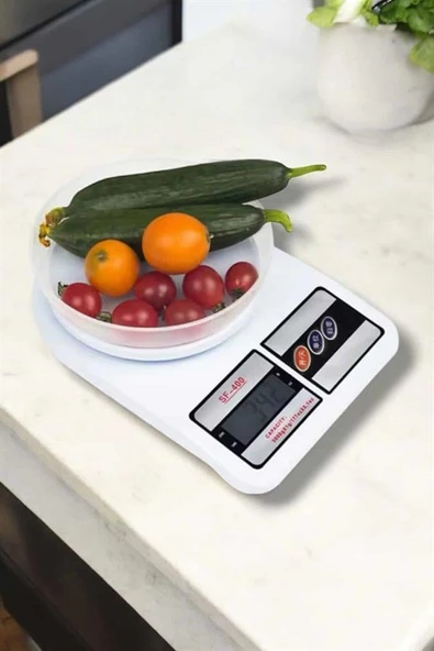 Net LCD Ekran ve Otomatik Kapanma Özelliği ile Uzun Ömürlü Dijital Mutfak Tartısı ürün görseli 1
