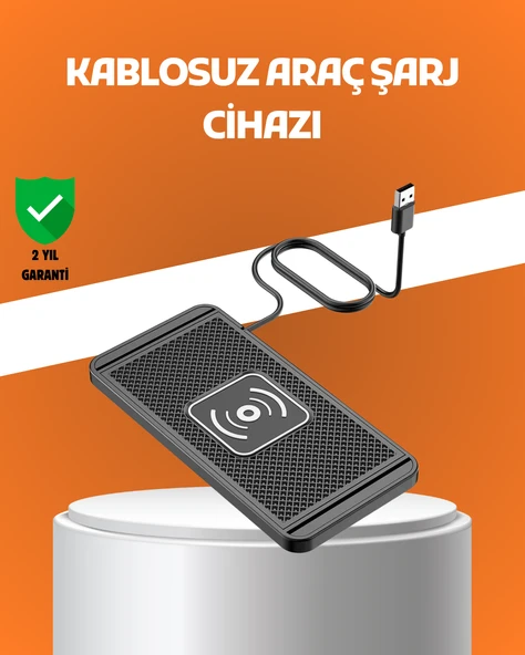 Araç İçi Kablosuz Şarj Pedi – Manyetik Güçlü Tutuş, Hızlı Şarj Özelliği ürün görseli 1