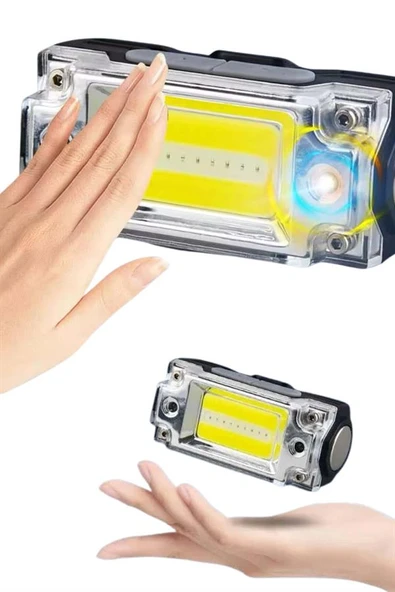 Sensörlü Kamp Lambası Ayarlanabilir Kafa Lambası Kafa Bantlı ürün görseli 1