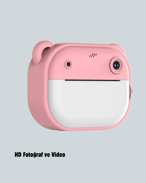 Anında Baskı Özellikli Şipşak Kamera 24MP HD Çift Lensli ve 32GB Hafızalı - Resim 2