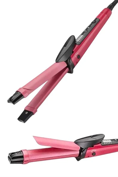 Saç Düzleştirici Ve Maşa İkili Saç Şekillendirici Tüm Saç Tiplerine Uygun ürün görseli 1