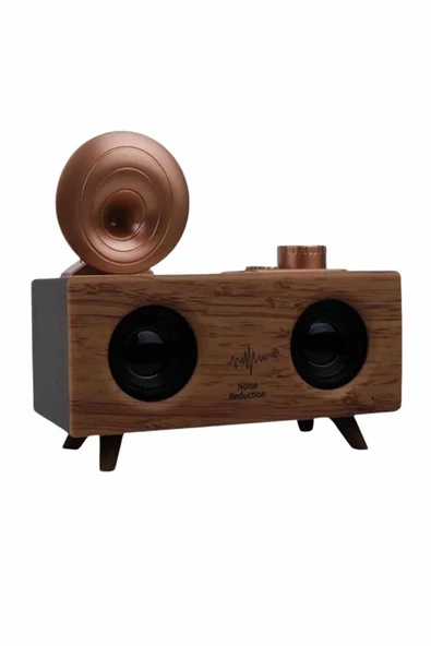 Gramafon Radyo Bluetooth Hoparlör Nostaljik Radyo FM Radyo ürün görseli 1