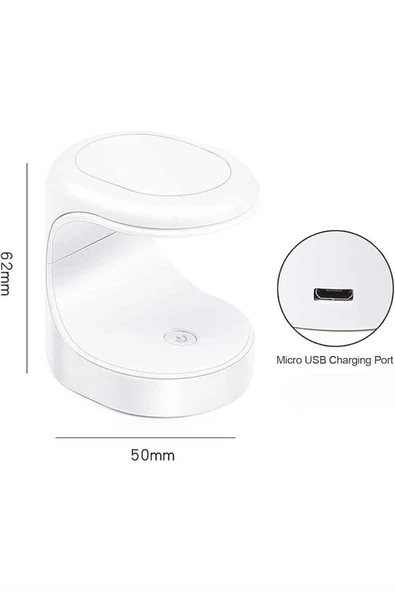 Kalıcı Oje Kurutucu Mini UV Işınlı Taşınabilir Hızlı ve Pratik Oje Kurutucu - Resim 3