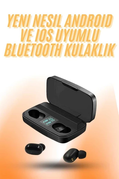 TWS Bluetooth Kulaklık 5.0 Bluetooth Bağlantılı Dokunmatik Kontrol Özelliği - Resim 2