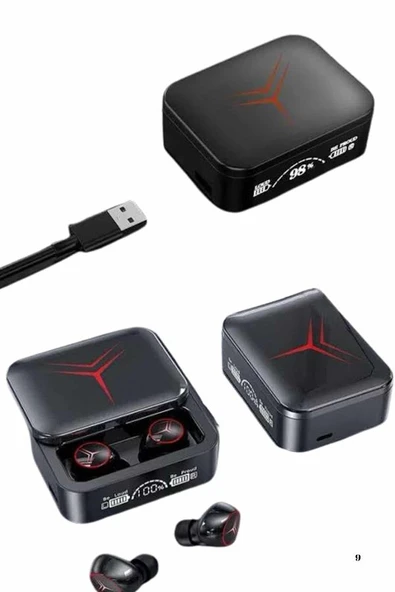 Kablosuz Şarj Göstergeli Powerbank Özellikli Bluetooth Kulaklık Çağrı Cevaplayabilen - Resim 4