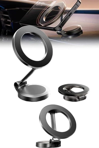Magsafe Telefon Tutucu 360 Dönebilen Ayarlanabilir Araç İçi Tutucu ürün görseli 1