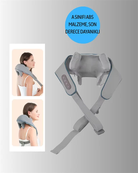 VNB-01 Şarjlı Isıtmalı Boyun ve Omuz Masaj Cihazı - Resim 3