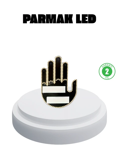 176 LED Amber Renkli El Hareketiyle Kontrol Edilen Motosiklet Dönüş Sinyali ürün görseli 1