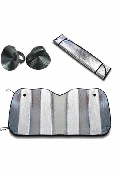 Araba Ön Cam Güneşliği Katlanabilir Oto Güneşlik Tüm Araç Modellerine Uygun ürün görseli 1