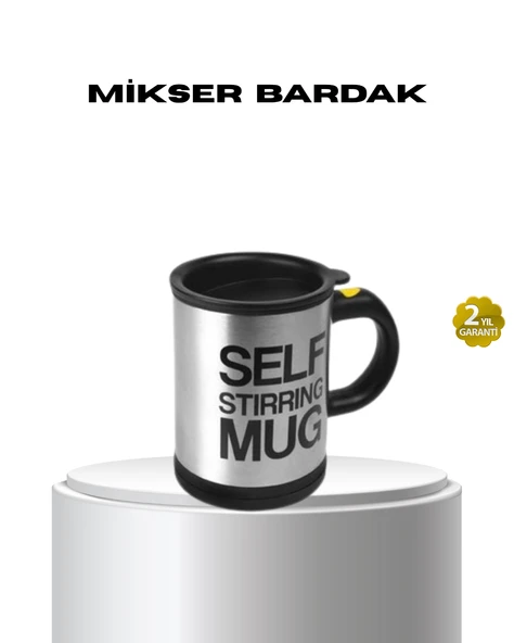 Paslanmaz Çelik Kendi Kendini Karıştıran Akıllı Kupa – Isı Yalıtımlı ürün görseli 1