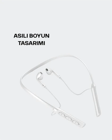 Uzun Pil Ömürlü Kablosuz Kulaklık – Boyun Askılı, 100 Saat Kullanım ürün görseli 1
