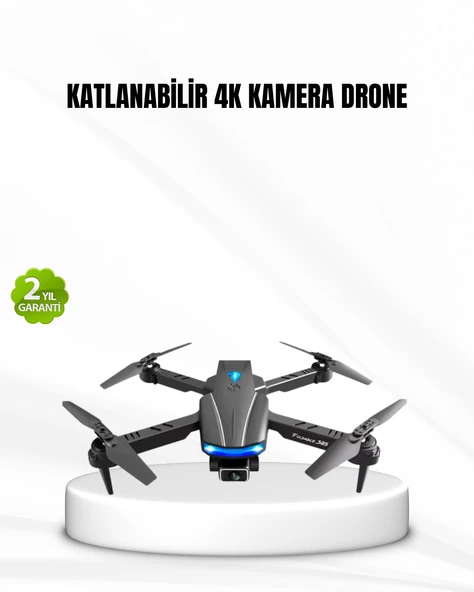 Wi-Fi Bağlantılı 4K Drone Katlanabilir ve 360° Takla Özellikli ürün görseli 1