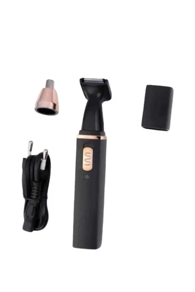 Kulak Burun Tıraş Makinesi Taşınabilir Şarjlı 3 Başlıklı Uzun Ömürlü - Resim 2