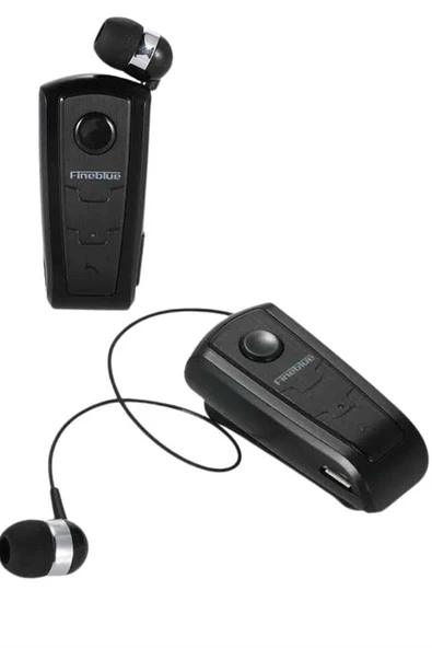 Makaralı Bluetooth Kulakiçi Yaka Kulaklığı Kablosuz Kulaklık - Resim 3