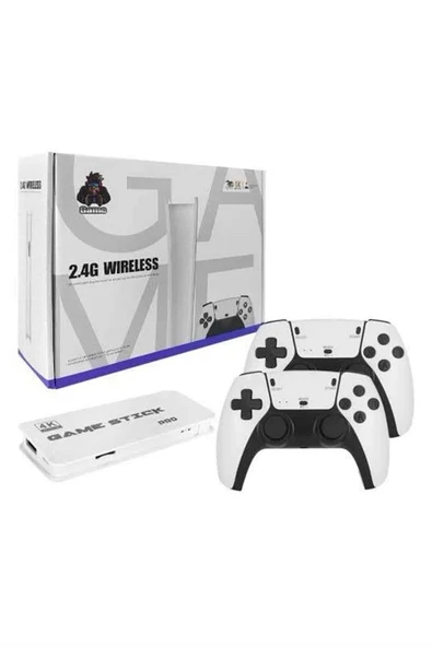 3D 4K 2000 Oyunlu Game Stick Oyun Konsolu Çift Konsol - Resim 3