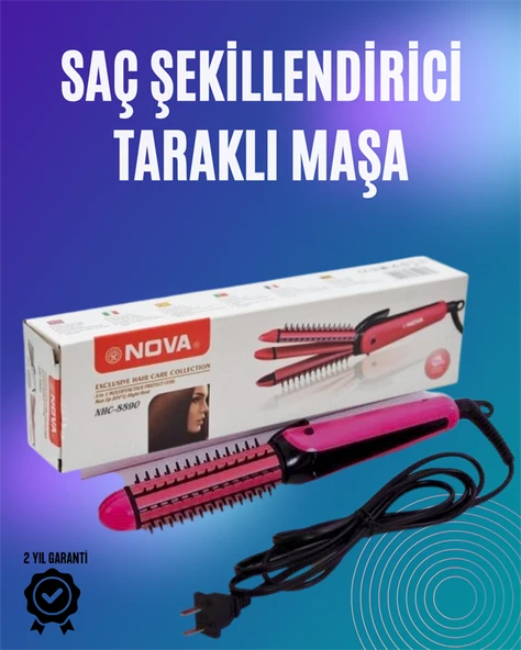 Fön ve Tarama İşlemini Birleştiren Pratik Saç Tarağı ürün görseli 1