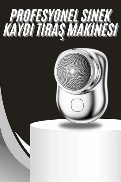 Kablosuz Tıraş Makinesi Günlük Hızlı Taşınabilir Şarjlı Yuvarlak Paslanmaz Çelik ürün görseli 1