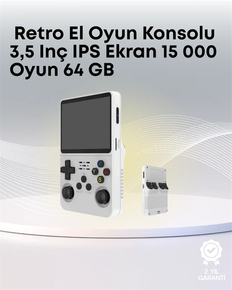 R36S 64 GB Retro El Konsolu – Gelişmiş Donanım ve Özelleştirilebilir Yazılım Yapısı ürün görseli 1