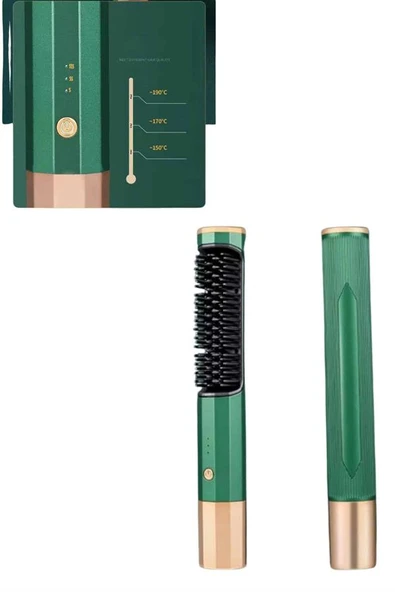 Üflemeli Saç Düzleştirici Fön Tarak Yüksek Isı Ayarlı İyon Özellikli - Resim 4