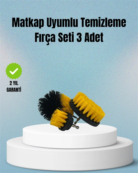 Matkap Uyumlu Temizlik Fırçası – Kablolu ve Akülü Matkaplarla Kullanılabilir ürün görseli 1