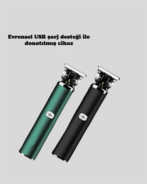 Paslanmaz Çelik Bıçaklı Sinek Kaydı Tıraş Makinesi Uzun Ömürlü - Resim 2