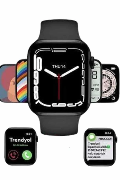 Yeni Model Akıllı Saat Dokunmatik Ekran Unisex Amoled Ekran 44 mm - Resim 3