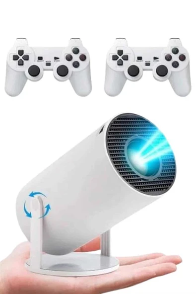 Projeksiyon Cihazı Video Oyun Konsolu 8 GB Hafıza LCD Ekran Kumandalı - Resim 4