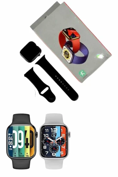 Plastik Kordonlu Kalp Atışı Uyku Takibi ve Çağrı Cevaplayabilen Akıllı Saat - Resim 4