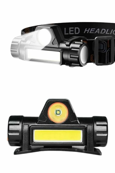 Kafa Lambası Çalışma Işığı Kafa Feneri Şarjlı Mıknatıslı Fenerli ürün görseli 1