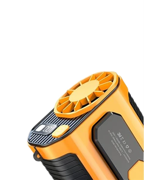 Taşınabilir USB Şarjlı Turbo Fan – 3 Modlu Soğutma, Hafif & Kompakt - Resim 4