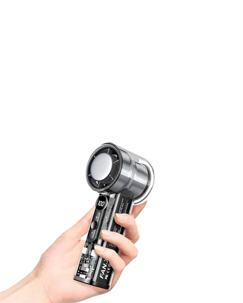 Sessiz Çalışan Taşınabilir Fan | Dijital Göstergeli | 100 Kademeli Hız Ayarı - Resim 3