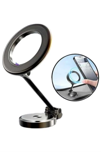 Araç Içi Telefon Tutucu İOS Uyumlu Magsafe Manyetik Mıknatıslı - Resim 2