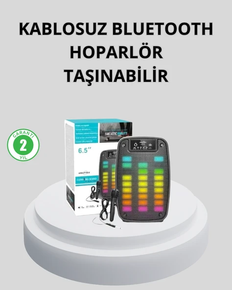 Bluetooth Bağlantılı Taşınabilir Müzik Cihazı – 2 Saat Kesintisiz Müzik ürün görseli 1