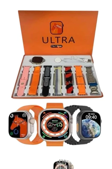 Akıllı Saat Çağrı Cevaplayabilen Unısex 7 Kordonlu Müzik Dinleme - Resim 2