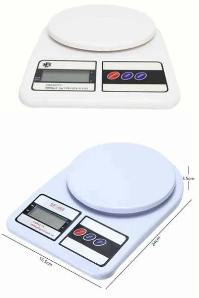 Dijital Hassas 10 Kg Mutfak terazisi tartısı LCD Ekran Mutfak Tartısı - Resim 4