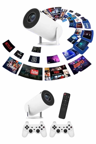 Full HD 8 GB Ayaklı Çift Kollu 4K Video Oyun Konsolu Taşınabilir - Resim 2