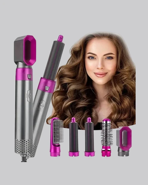 5’i 1 Arada Saç Şekillendirme Makinesi Hızlı Kuruma ve Kuaför Kalitesinde Sonuç - Resim 5