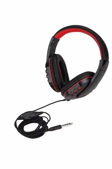 Oyuncu Kulaklığı Kulak Üstü Kablolu Stereo Mikrofonlu Yumuşak Kulak Yastığı ürün görseli 1