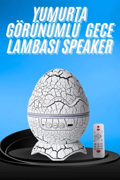 Gece Lambası Yumurta Işık Speaker Yeni Nesil Dinozor Yumurtası Görünümlü ürün görseli 1