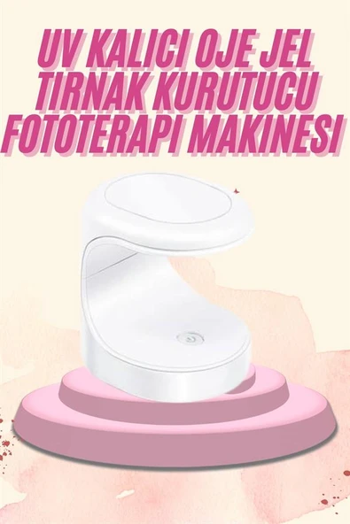 Mini Taşınabilir Kalıcı Oje Jel Tırnak Kurutucu Fototerapi Makinesi ürün görseli 1