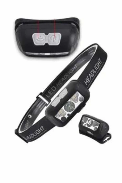 Kamp Lambası Kafa Feneri Kafa Lambası Ayarlanabilir Sensörlü Şarjlı ürün görseli 1