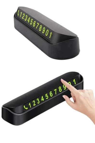 Araç Park Numaratörü Tüm Araçlara Uyumlu Araba Numaralık - Resim 3