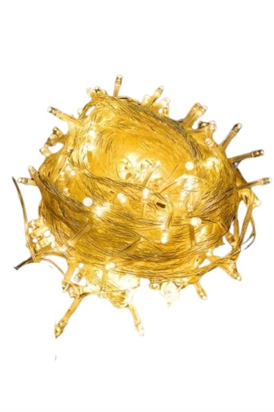 Dekoratif Peri Led 100 Ledli Gün Işığı Pilli 10 Metre Gün Işığı - Resim 3