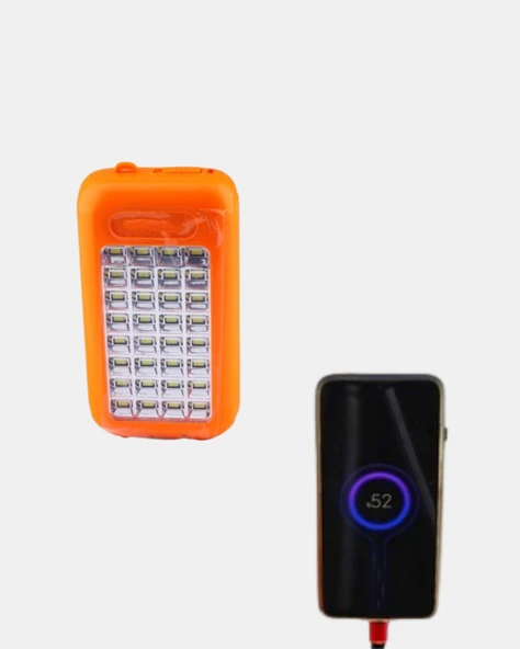 10000 mAh Güneş Enerjili Powerbank ve LED Kamp Lambası ürün görseli 1