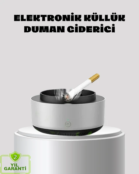 Küllük ve Hava Temizleyici 2’si 1 Arada – Sigara Kokusu Giderici, Araba ve Ofis İçin ürün görseli 1