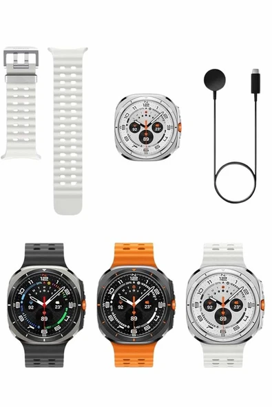 2025 Model Gelişmiş Özellikli Nabız Sensörlü Spor Takibi Yapabilen Titreşimli Saat - Resim 3