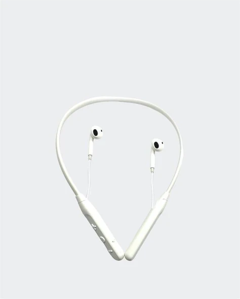 Uzun Pil Ömürlü Kablosuz Kulaklık – Boyun Askılı, 100 Saat Kullanım - Resim 3