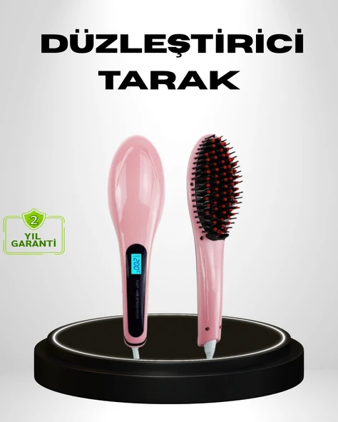 Seramik Plakalı Elektrikli Saç Düzleştirici – Hızlı Isınma, Uzun Kablo, 25W–39W Güç ürün görseli 1